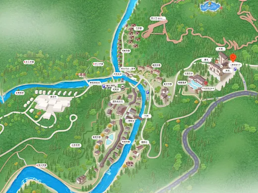 玉屏结合景区手绘地图智慧导览和720全景技术，可以让景区更加“动”起来，为游客提供更加身临其境的导览体验。